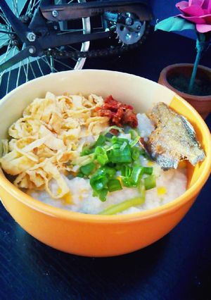 Foto resep Bubur campur (rice cooker)