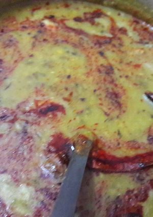 A picture of Dal Tadka my mom style.