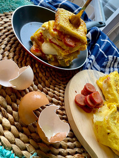 Foto resep Omelette roti tawar