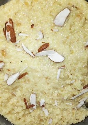 A picture of Milk Halwa.