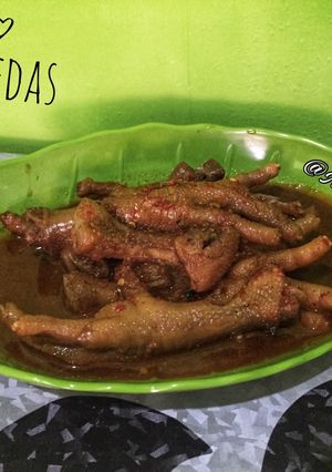 Foto resep Ceker Pedas Manis