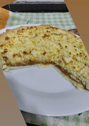 Una foto de Tarta de Coco con Dulce de Leche