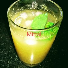 A picture of Saunf sarbat.