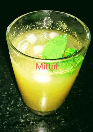 A picture of Saunf sarbat.