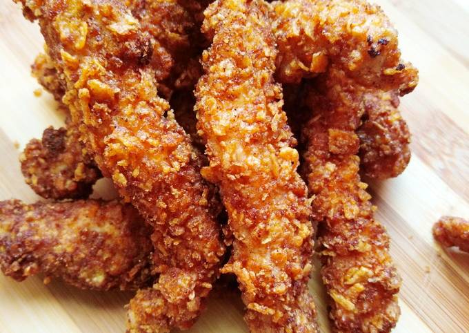 How to Prepare Yummy Crispy chicken strips