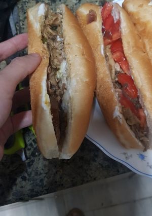 صورة لوصفة سندوتشات شاورما الدجاج على الطريقة المصرية 😋😋👌
