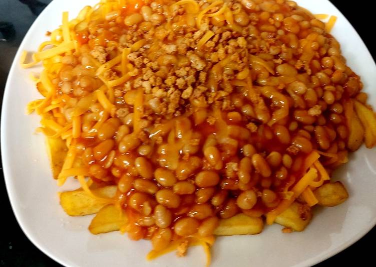 How to Prepare Perfect My Son&#39;s Simple Beanzy, Cheezy Chips. 🙂