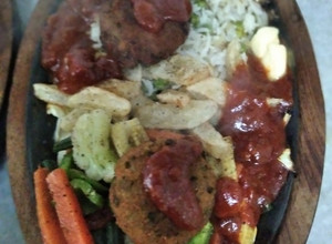 A picture of Veg. Sizzler.