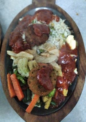 A picture of Veg. Sizzler.