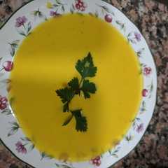 Una foto de Crema de calabaza y zanahoria Thermomix tm21
