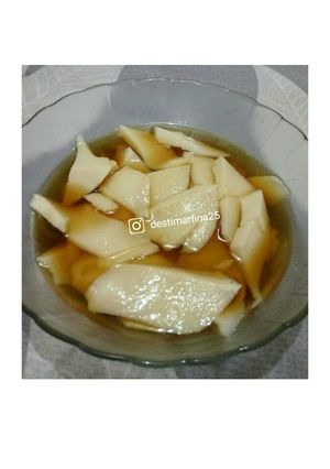 Foto resep Tahok / Tahwa (kembang tahu) kuah jahe