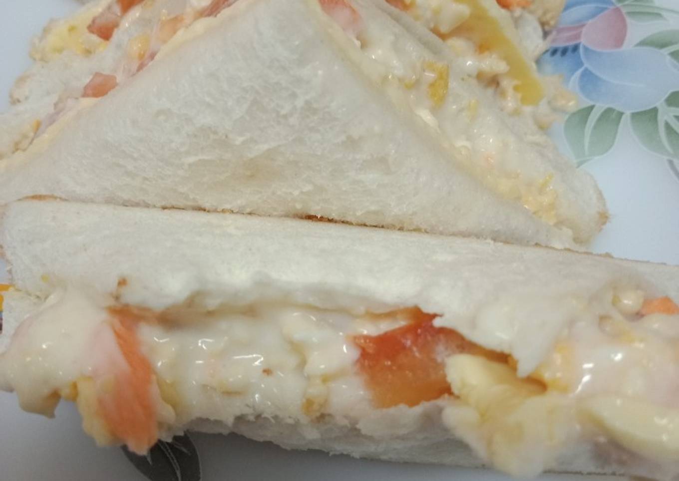 Sandwic keju telur