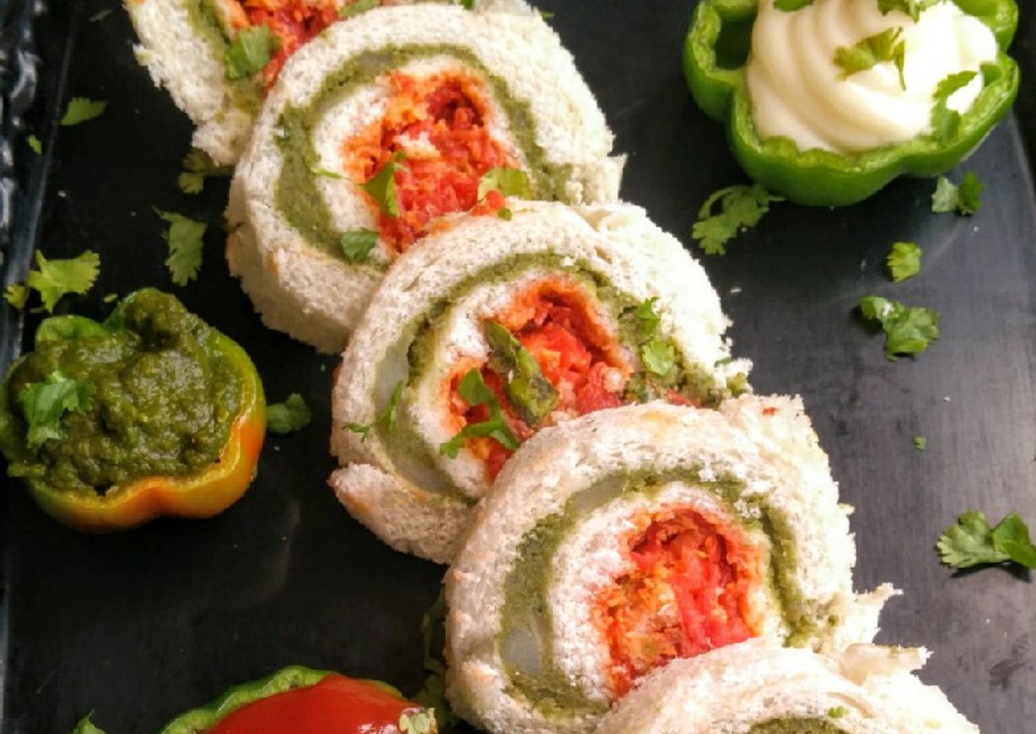 Pinwheel Sandwich Recipe by Shashi Gupta Cookpad