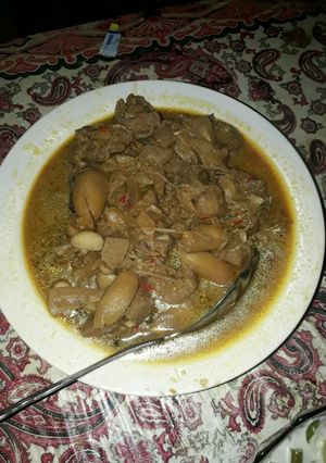 Foto resep Semur ayam nangka muda