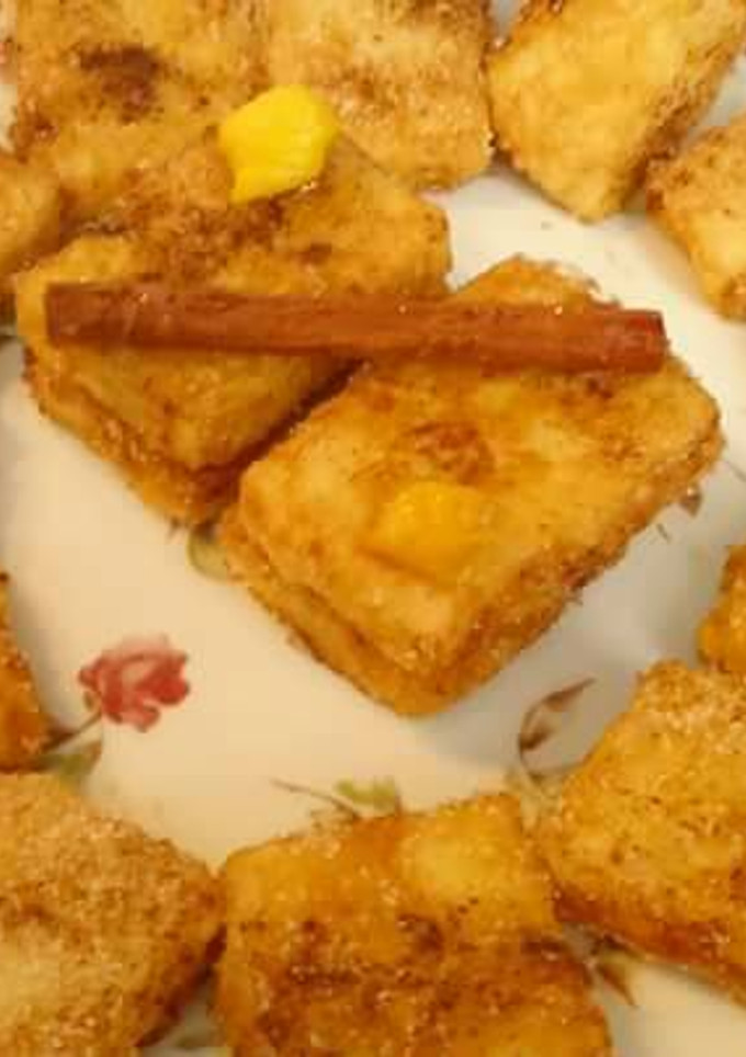 Una foto de Leche frita