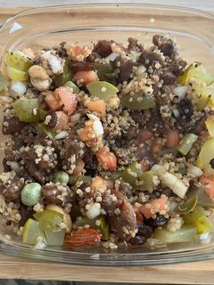 Una foto de Ceviche de bacalao o bacalao marinado