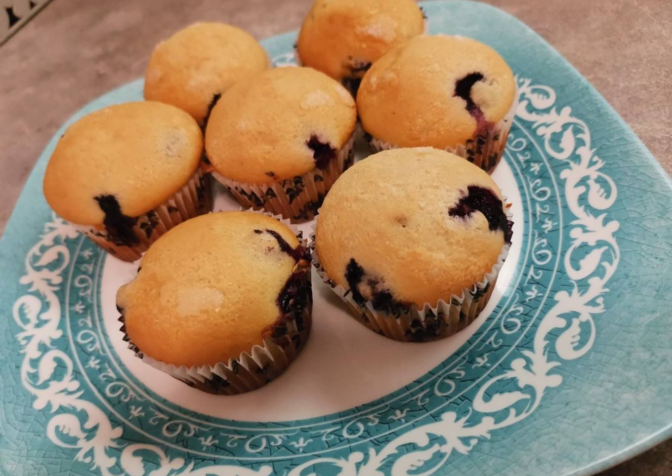 "Muffin Time"-Blueberry muffins