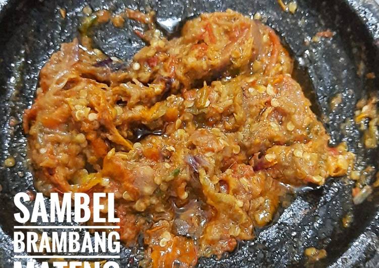 Cara Gampang Menyiapkan Sambel Brambang Mateng, Enak Banget