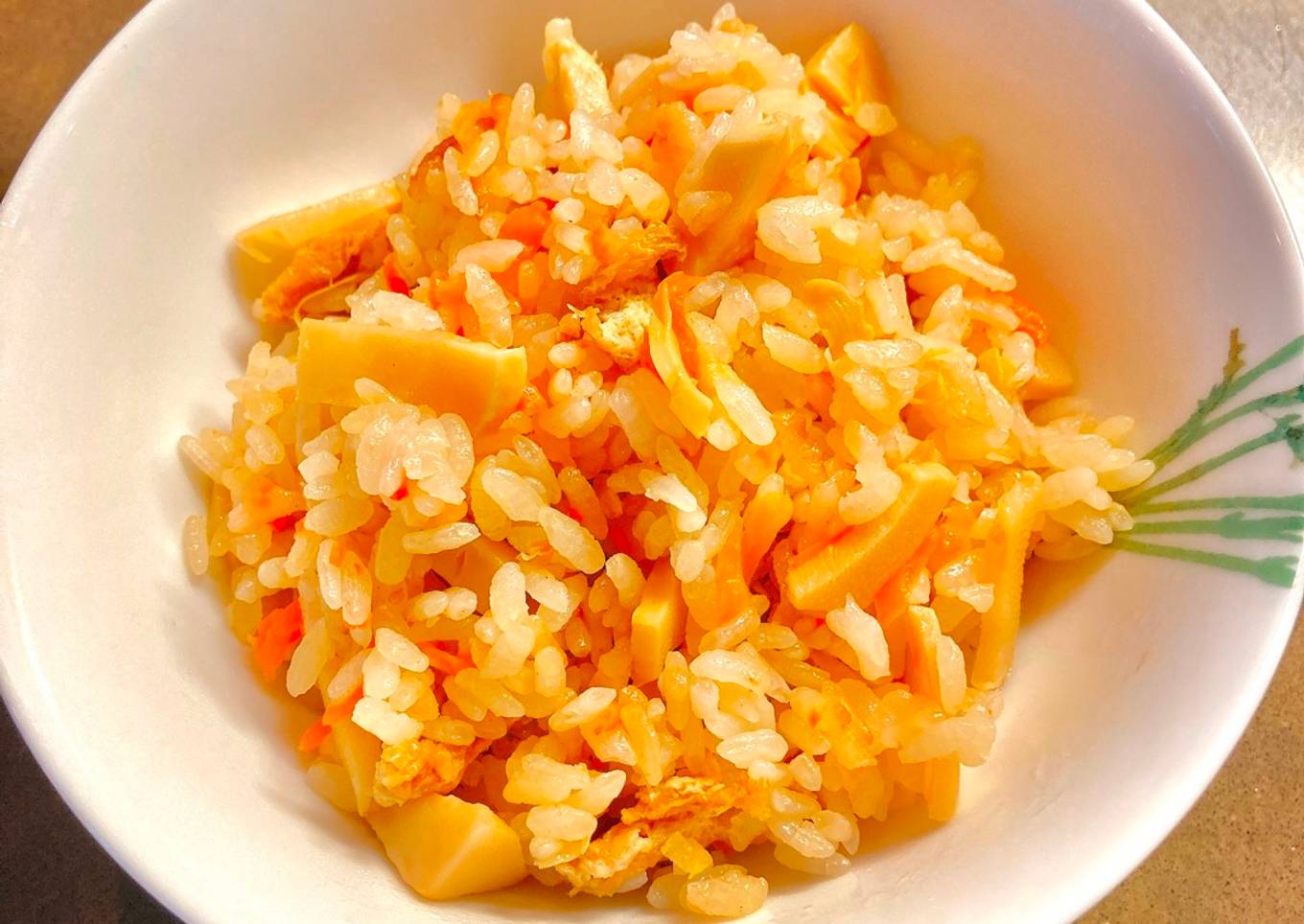 Bamboo shoot rice