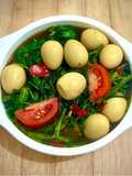 Cah Kangkung Belacan Telur Puyuh