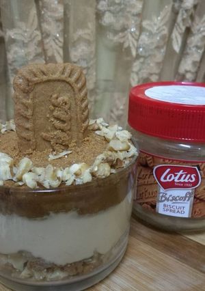 A picture of Biscoof cheesecake.
