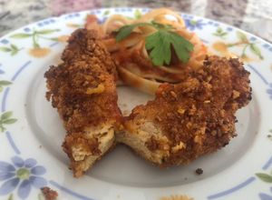 Una foto de Fajitas de pollo crujientes