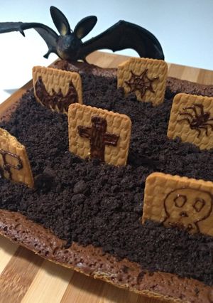 Foto de Bolo cemitério de chocolate