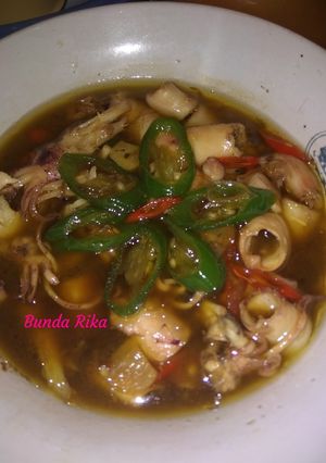 Foto resep Cumi Asin Saus Tiram sederhana
