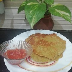 Pearl Millet Chilla A picture of Pearl Millet Chilla.