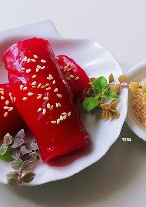 Hình của món Bánh CUỐN ngọt.