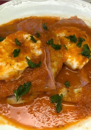 A picture of Sonoran-Style Poached Ranch Eggs.