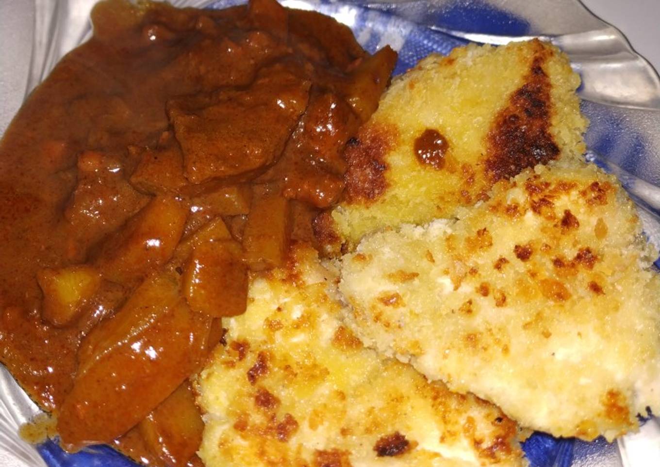Ayam katsu bakar saos rendang (diet ala nilam) est 407kal