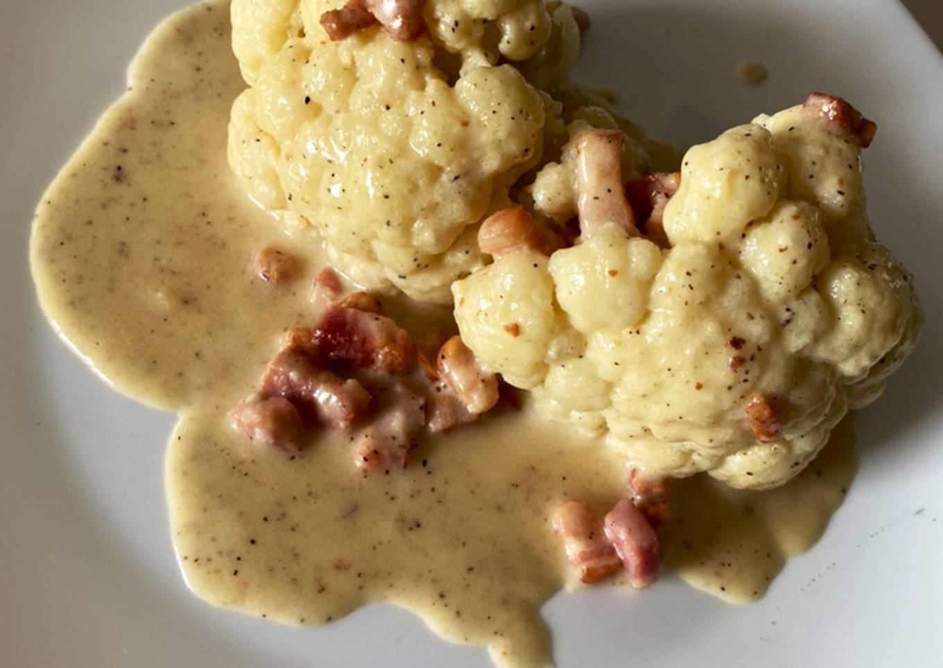 Coliflor a la cazuela