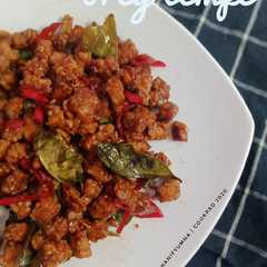 A picture of Oreg Tempe Pedas Manis.