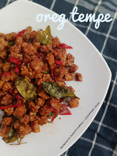 Foto resep Oreg Tempe Pedas Manis