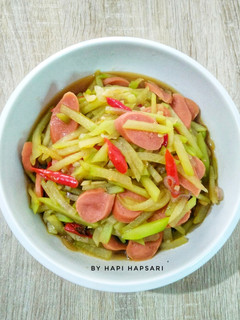 Foto resep Tumis Labu Sosis