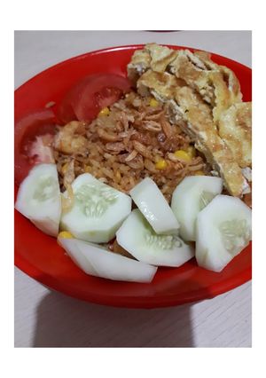 Foto resep Nasi goreng sosis (Sausage fried rice)