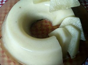 Foto resep Puding melon lembut segar