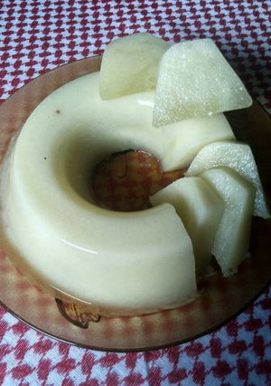 Foto resep Puding melon lembut segar