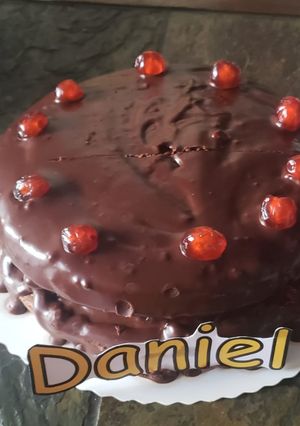 Una foto de Pastel de Chocolate & Cherry para Daniel