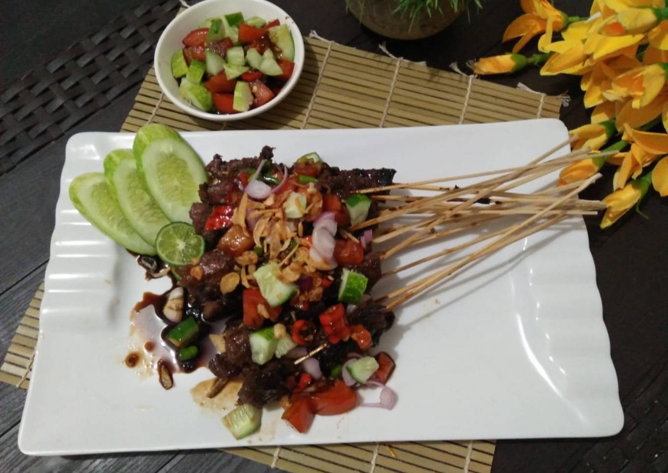 Resep Sate Maranggi Sate Daging Sapi Empuk Dan Enak