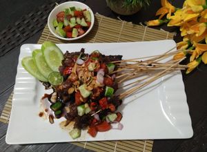 Foto resep Resep Sate Maranggi Sate Daging Sapi Empuk Dan Enak