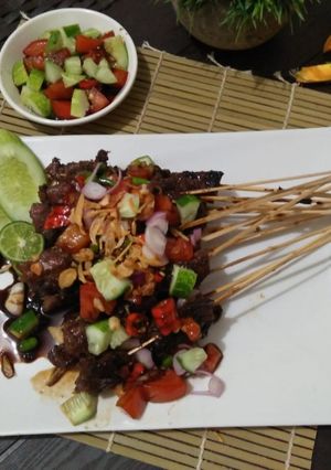 Foto resep Resep Sate Maranggi Sate Daging Sapi Empuk Dan Enak