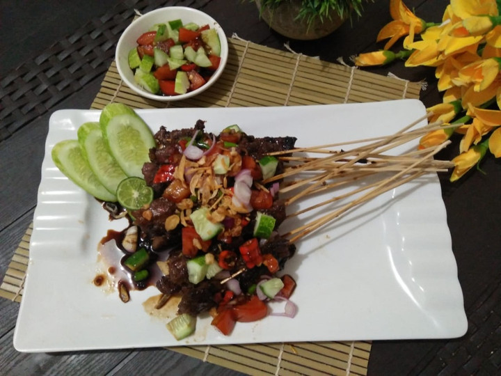 Wajib coba! Resep bikin Resep Sate Maranggi Sate Daging Sapi Empuk Dan Enak hidangan Hari Raya dijamin nagih banget