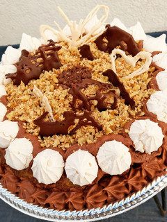 Una foto de Torta Brownie Chocolate apta Celíacos