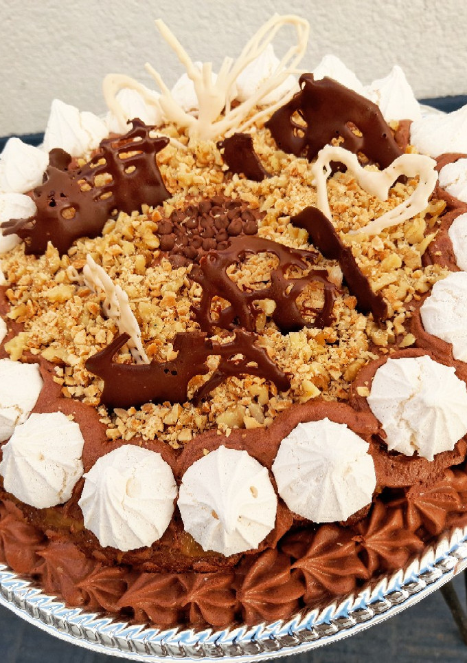 Una foto de Torta Brownie Chocolate apta Celíacos