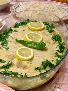 صورة لوصفة سمك فيليه بالطحينة 🐟