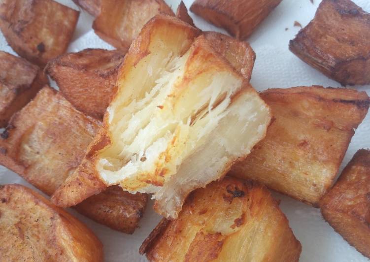 Simple Way to Make Quick FRIED CASSAVA.#breakfastideas