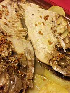 Una foto de Pargo al horno