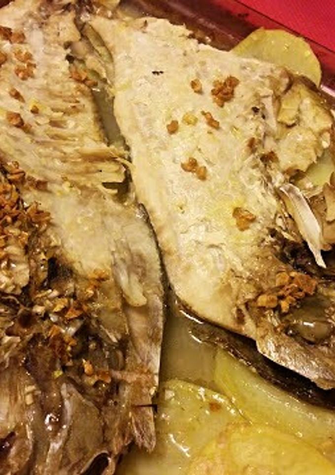 Una foto de Pargo al horno